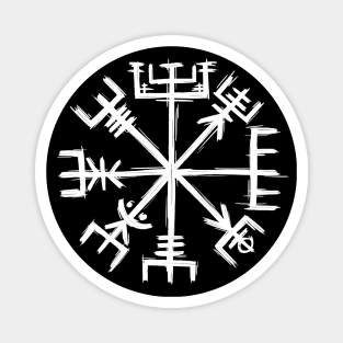 Vegvisir - White Magnet